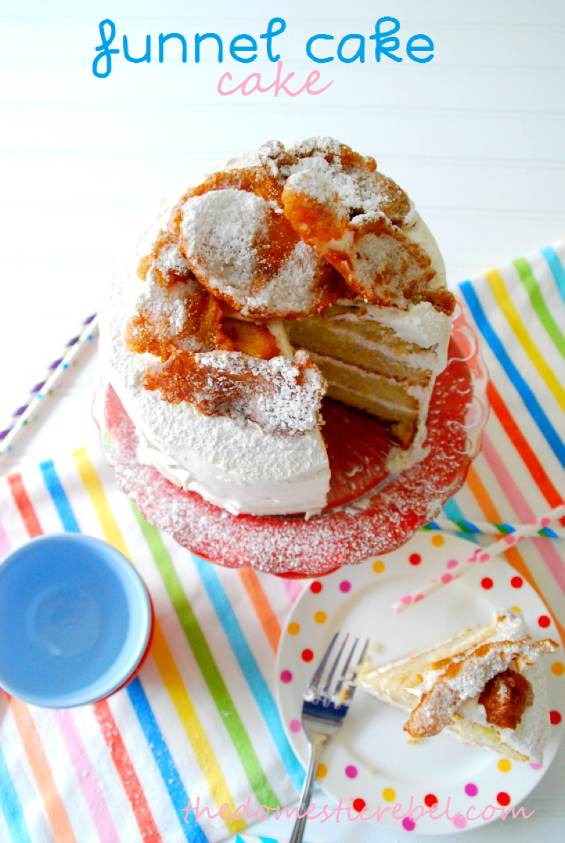 No, itâ€™s not a typo. This is a funnel cakeâ€¦ cake.