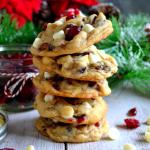 The BEST Soft & Chewy Cranberry White Chocolate Chip Cookies
