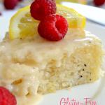 Gluten Free & VEGAN Lemon Poppyseed Cake