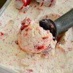 Red Velvet Cheesecake Ice Cream {No Machine Needed!}