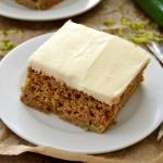 Zucchini Spice Cake with Cream Cheese Frosting