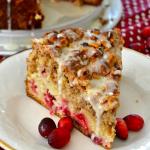 Cranberry Walnut Crumb Cake
