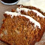 Gingerbread Banana Bread with Cream Cheese Icing