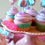 The Best Cotton Candy Cupcakes