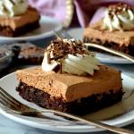 Best Ever French Silk Pie Brownies