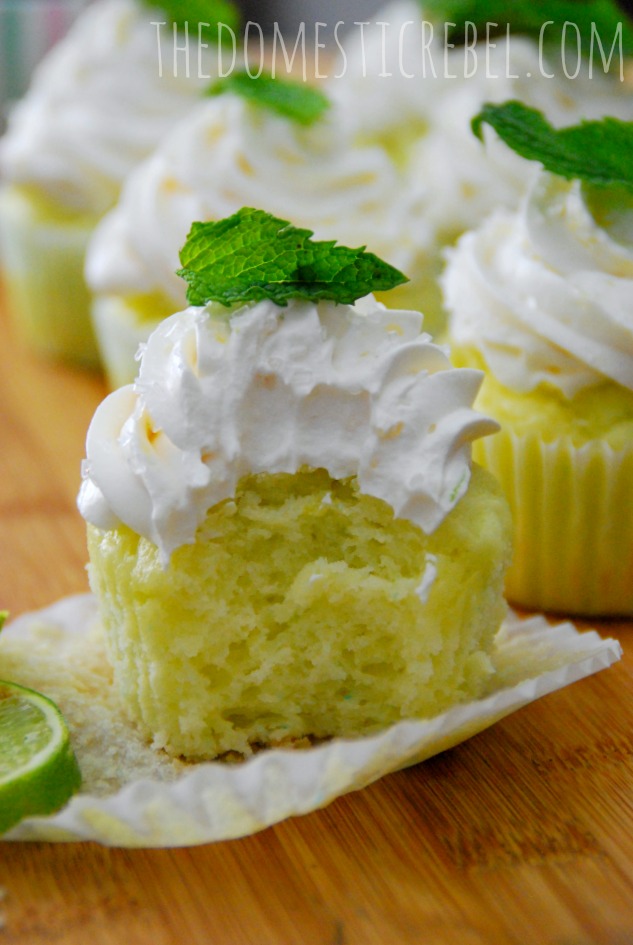 pineapple mojito cupcakes