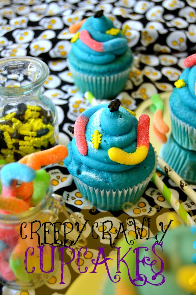 creepy crawly cupcakes