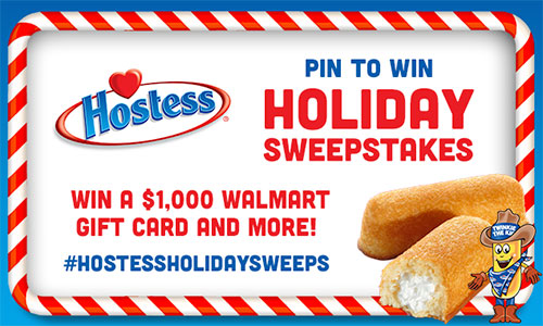 hostess holiday sweepstakes graphic