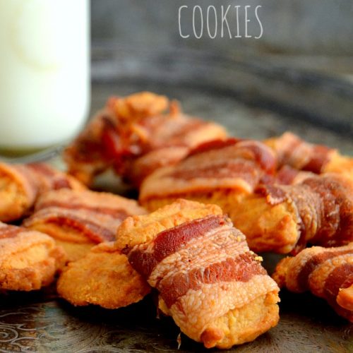 Bacon Shortbread Cookies {3 Ingredients!} | The Domestic Rebel