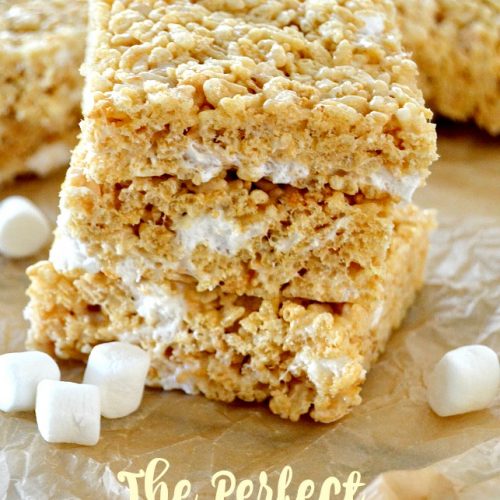 The Perfect Brown Butter Rice Krispy Treats | The Domestic Rebel