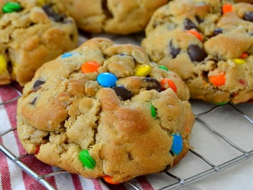 Thick & Chewy Monster Cookies | The Domestic Rebel