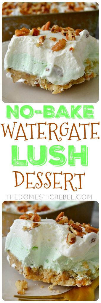 watergate lush dessert collage