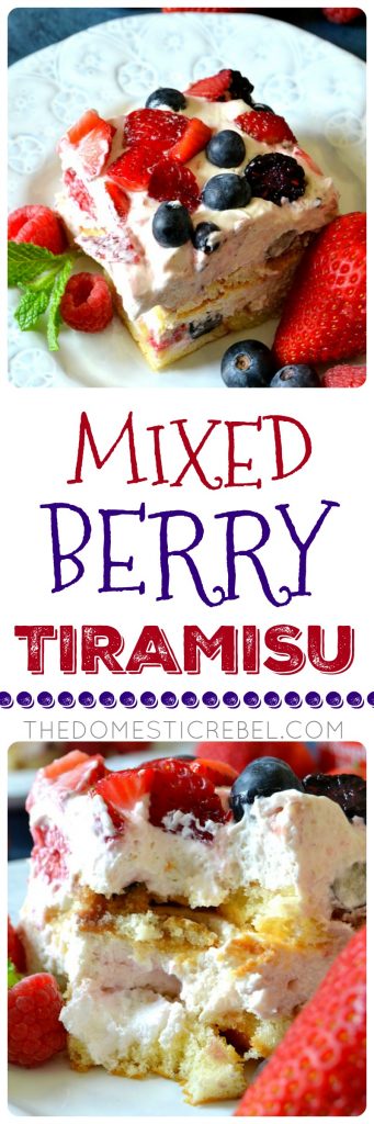 MIXED BERRY TIRAMISU COLLAGE