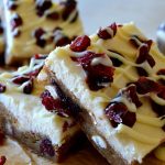 These are the PERFECT Copycat Cranberry Bliss Bars - the best I've tried! Fudge-like, chewy brown sugar blondies stuffed with cranberries and white chocolate, topped with a fluffy white chocolate cream cheese frosting, tart cranberries, and a drizzle of white chocolate. Heaven for the holidays, and great for Christmas cookie trays!