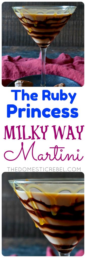 the ruby princess milky way martini collage 