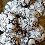 These Chocolate Crinkle Cookies are perfect in every way! Perfectly crackled tops with a crisp edge around the cookie and a fudgy, almost gooey brownie-like interior. So chocolaty!