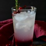 This Cranberry Thyme Vodka Lemonade is fizzy, earthy, bright and refreshing with a hint of sweetness from the homemade cranberry thyme syrup. It reminds me of a headstrong Capricorn who appreciates tradition!