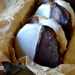 These Best-Ever Black & White Cookies are so fantastic, they taste even BETTER than the ones in NYC delis! Moist, soft and supremely fluffy cake-like vanilla cookies frosted with a two-toned icing, just like in Manhattan.