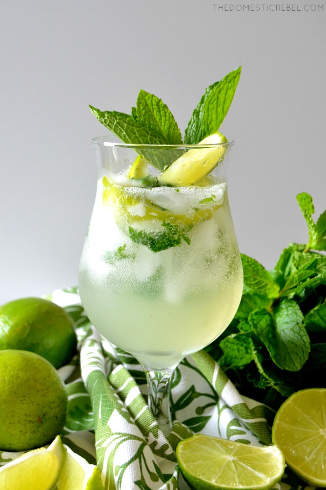 This Authentic Puerto Rican Mojito is absolutely divine! If you think you knew how to make an amazing mojito, think again! Simple, refreshing and easy with REAL ingredients (no bottled lime juice here!). Absolutely tasty! 