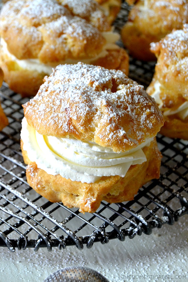 If you thought cream puffs were difficult, think again! These SUPER SIMPLE CREAM PUFFS are so unbelievably easy and they come together quickly! Tasty, sweet, creamy and delicious! 