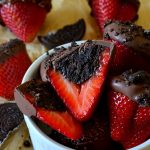 These Oreo Truffle-Stuffed Strawberries will be a huge HIT at your next get-together or party! They come together in minutes, have only four simple ingredients and taste AMAZING! You'll love this easy, no-bake recipe!