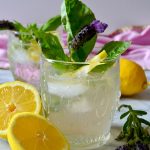 This Lavender Basil Gin & Tonic is refreshing, sparkling, light and so delicious with a hint of sweetness and lots of herbaceous, earthy flavors! It perfectly embodies the nurturing spirit of loving Cancers in my Zodiac Cocktail Series!