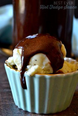 This Hot Fudge Sauce is the best recipe I've tried for homemade hot fudge! Super thick, deep, rich, intense chocolate flavor with a creamy, ganache-like texture, all made with simple ingredients you probably have on hand!