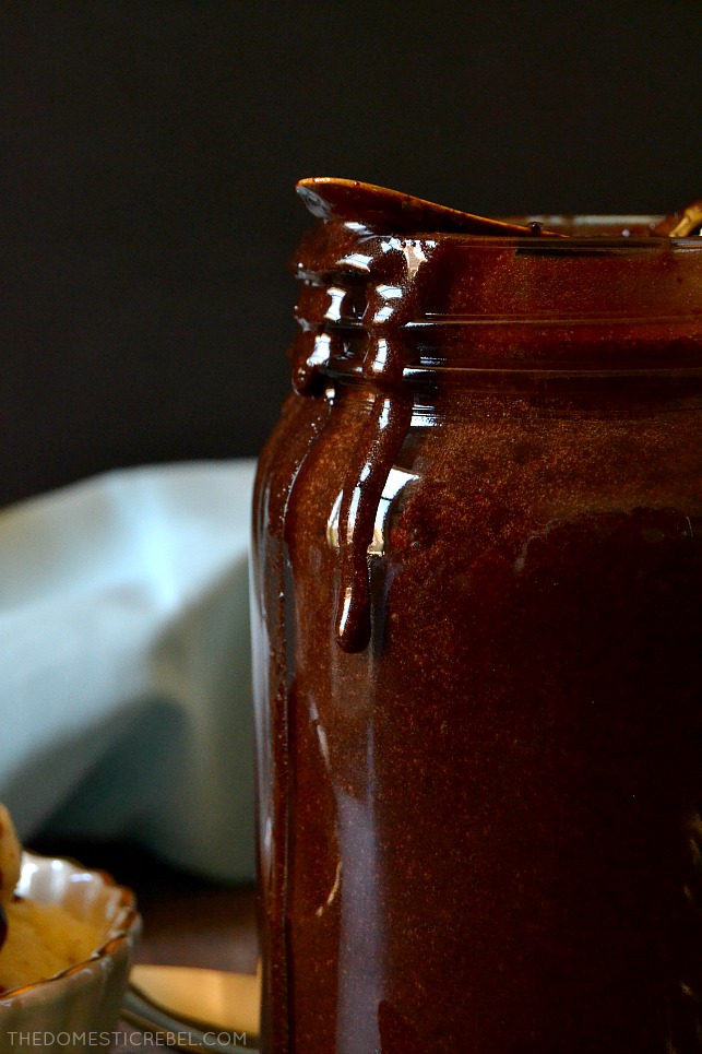 This Hot Fudge Sauce is the best recipe I've tried for homemade hot fudge! Super thick, deep, rich, intense chocolate flavor with a creamy, ganache-like texture, all made with simple ingredients you probably have on hand! 