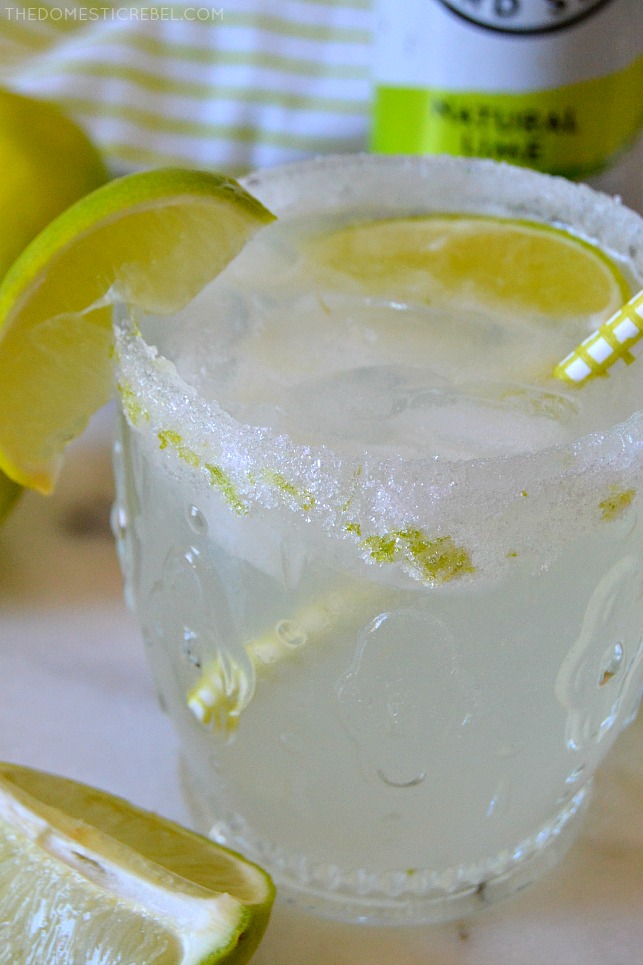 These WHITE CLAW MARGARITA SPRITZERS are ultra refreshing, light and tangy with a hint of sweetness and only a few simple ingredients you probably have on hand! This takes the classic marg to a whole new level with a hint of fizz from the White Claw and a lime sugar rim! 