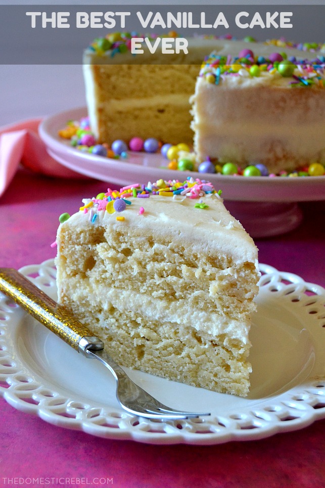 Soft Vanilla Cake - Cakes by MK