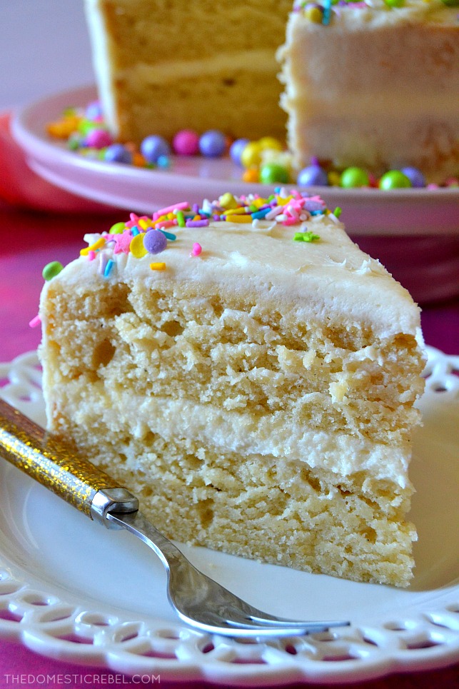 Best Homemade Vanilla Cake Recipe