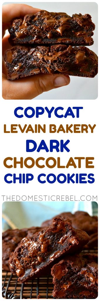 Copycat Levain Bakery Dark Chocolate Chip Cookies collage