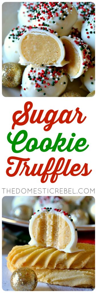 Sugar Cookie Truffles photo collage