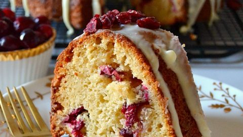 White Chocolate Cranberry Bundt Cake The Domestic Rebel