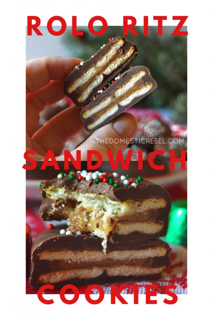 Rolo Ritz Sandwich Cookies photo collage