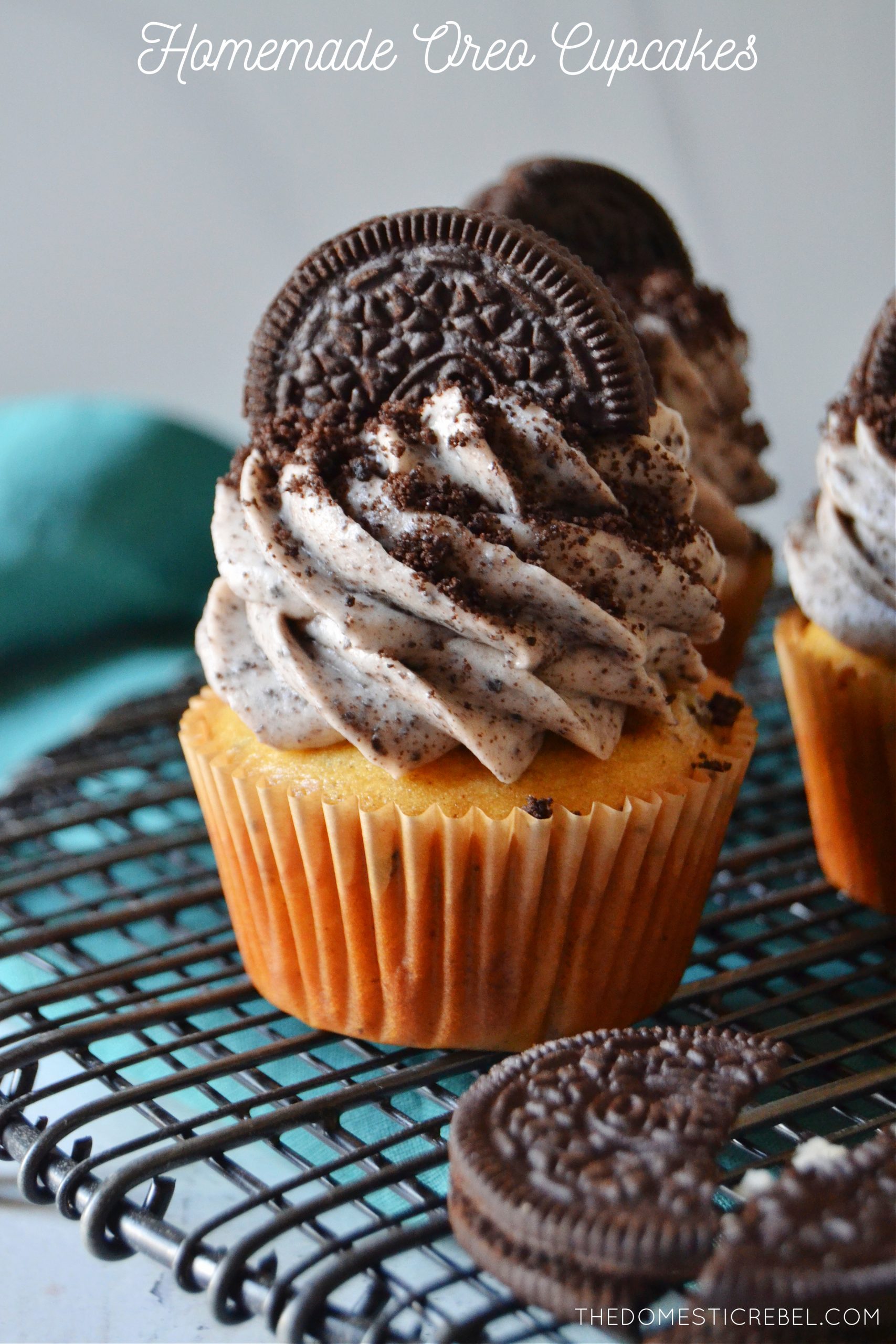 Best Ever Homemade Oreo Cupcakes | The Domestic Rebel