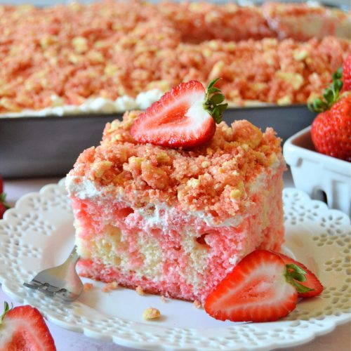 Easy Strawberry Cake - Together as Family