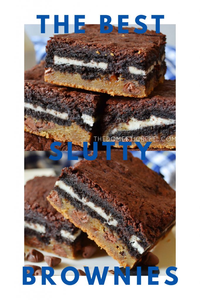 the best slutty brownies photo collage
