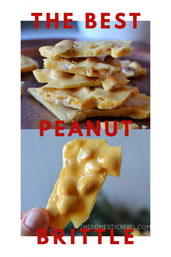 best peanut brittle photo collage