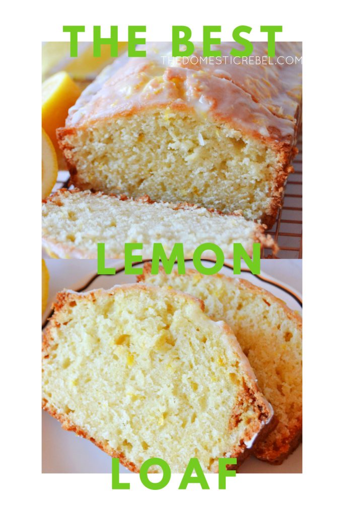 best lemon loaf photo collage